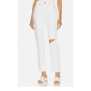 RE/DONE White Women 26 Jeans Distressed Straight Leg